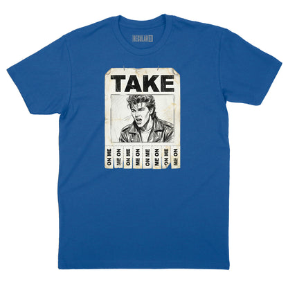 Take On Me Handbill T-Shirt (Inspired by A-Ha)