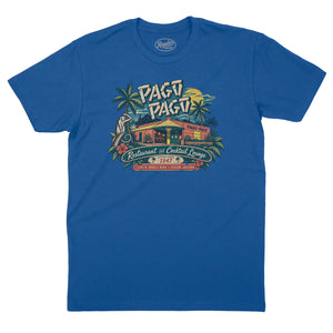 Pago Pago Tiki Bar T-Shirt — Royal