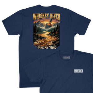 Whiskey River T-Shirt (Inspired by Willie Nelson)
