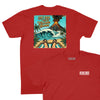 When the Volcano Blows T-Shirt (Inspired by Jimmy Buffett) - Red