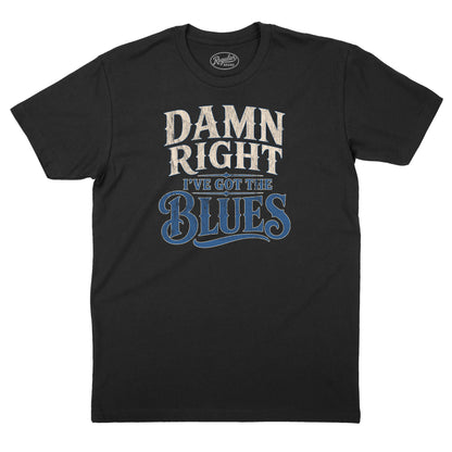Damn Right I've Got the Blues T-Shirt (Inspired by Buddy Guy)