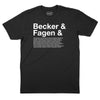 Becker & Fagen Et Al T-Shirt (Inspired by Steely Dan) - Black