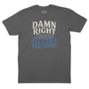 Damn Right I've Got the Blues T-Shirt (Inspired by Buddy Guy) - Charcoal Heather
