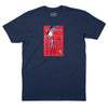 Starman Action Figure T-Shirt (Inspired by the David Bowie) - Navy