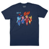 Get It At Porky's Neon Sign T-Shirt - Navy