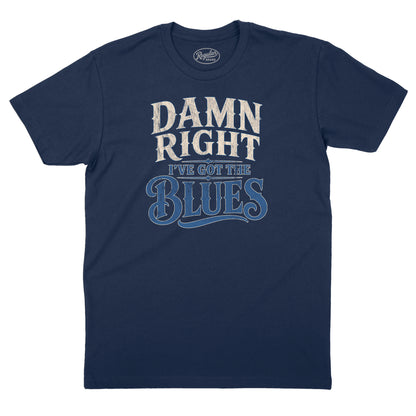 Damn Right I've Got the Blues T-Shirt (Inspired by Buddy Guy)
