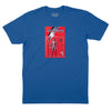 Starman Action Figure T-Shirt (Inspired by the David Bowie) - Royal