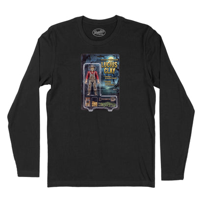 Lucius Clay Action Figure Long Sleeve T-Shirt (Inspired by the Charlie Daniels Band)
