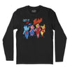 Get It At Porky's Neon Sign Long Sleeve T-Shirt - Black