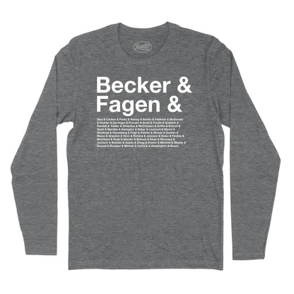 Becker & Fagen Et Al Long Sleeve T-Shirt (Inspired by Steely Dan)