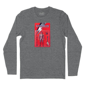 Starman Action Figure Long Sleeve T-Shirt (Inspired by the David Bowie)