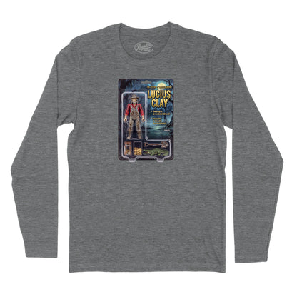 Lucius Clay Action Figure Long Sleeve T-Shirt (Inspired by the Charlie Daniels Band)