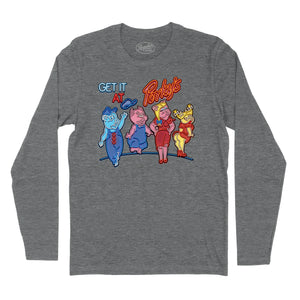 Get It At Porky's Neon Sign Long Sleeve T-Shirt