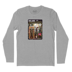 Roland the Headless Thompson Gunner Action Figure Long Sleeve T-Shirt (Inspired by Warren Zevon)