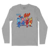 Get It At Porky's Neon Sign Long Sleeve T-Shirt - Heather Grey