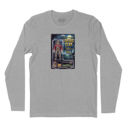 Lucius Clay Action Figure Long Sleeve T-Shirt (Inspired by the Charlie Daniels Band)