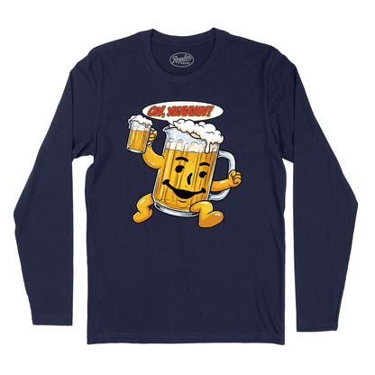 Beer Pitcher Man Long Sleeve T-Shirt