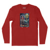 Lucius Clay Action Figure Long Sleeve T-Shirt (Inspired by the Charlie Daniels Band) - Red