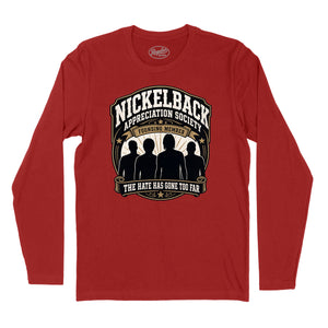 Nickelback Appreciation Society Long Sleeve T-Shirt