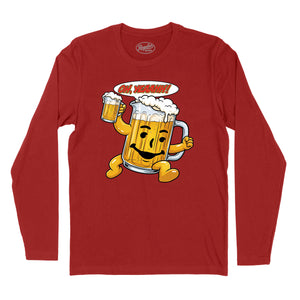 Beer Pitcher Man Long Sleeve T-Shirt