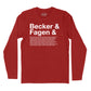 Becker & Fagen Et Al Long Sleeve T-Shirt (Inspired by Steely Dan)