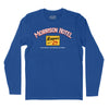 Morrison Hotel Long Sleeve T-Shirt (Inspired by The Doors) - Royal