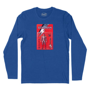 Starman Action Figure Long Sleeve T-Shirt (Inspired by the David Bowie)