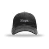 Nope - Soft Mesh Trucker - BLACK