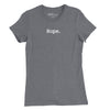 Nope Womens T-Shirt - HEATHER FROST