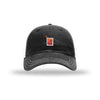 Old Fashioned Cocktail Icon - Soft Mesh Trucker - BLACK