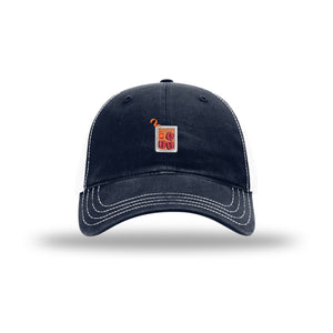 Old Fashioned Cocktail Icon - Soft Mesh Trucker