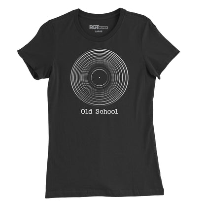 Old School Vinyl Womens T-Shirt