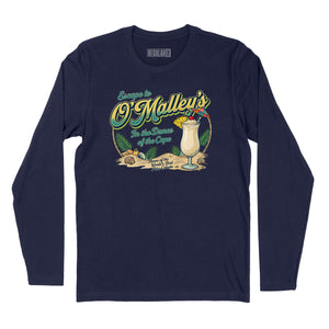 O'Malley's Bar Long Sleeve T-Shirt (Inspired by Escape - The Piña Colada Song)