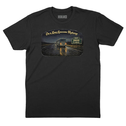 Long Lonesome Highway T-Shirt (Inspired by Bob Segar)