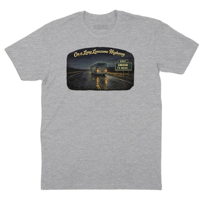 Long Lonesome Highway T-Shirt (Inspired by Bob Segar)