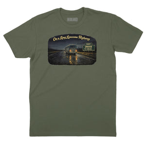 Long Lonesome Highway T-Shirt (Inspired by Bob Segar)