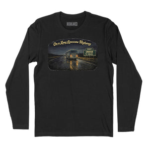 Long Lonesome Highway Long Sleeve T-Shirt (Inspired by Bob Segar)
