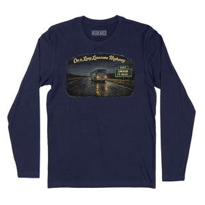 Long Lonesome Highway Long Sleeve T-Shirt (Inspired by Bob Segar)