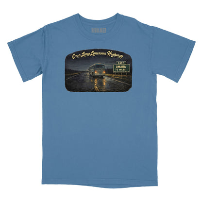 Long Lonesome Highway Relaxed T-Shirt (Inspired by Bob Segar)