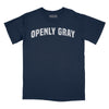 Openly Grey Vintage Arch Relaxed Fit T-Shirt - Navy