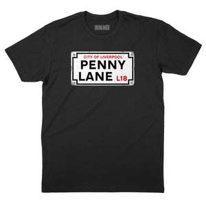 Penny Lane Street Sign T-Shirt (Inspired by The Beatles)