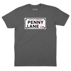 Penny Lane Street Sign T-Shirt (Inspired by The Beatles)