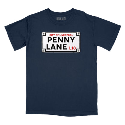Penny Lane Street Sign Relaxed T-Shirt (Inspired by The Beatles)
