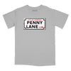 Penny Lane Street Sign Relaxed T-Shirt (Inspired by The Beatles) - SILVER