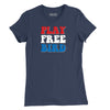 Play Free Bird Colors Womens T-Shirt - Navy
