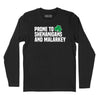 Prone to Shenanigans & Malarkey Long Sleeve T-Shirt - Black
