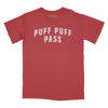 Puff Puff Pass Vintage Arch Relaxed Fit T-Shirt - Brick