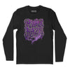 Purple Haze Long Sleeve T-Shirt (Inspired by Jimi Hendrix) - Black