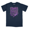 Purple Haze Relaxed T-Shirt (Inspired by Jimi Hendrix) - NAVY