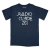 Radio Clyde 261 Relaxed Fit T-Shirt - As Worn by Frank Zappa - Navy